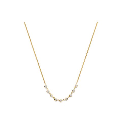 collier Casteur by Casteur en or jaune 18 ct avec brillant de 0.45 carat