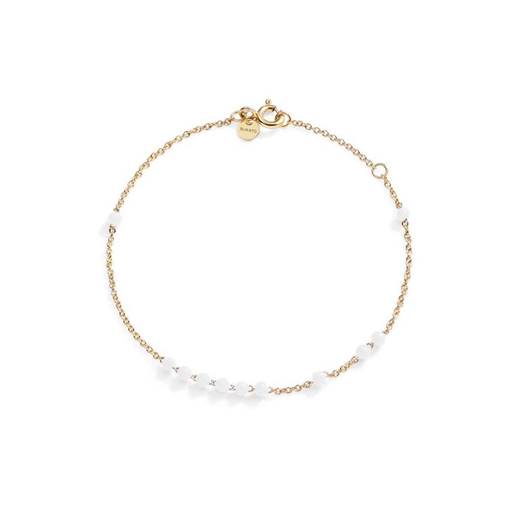 Burato Gioilelli armband in geel goud 18kt met keramiek