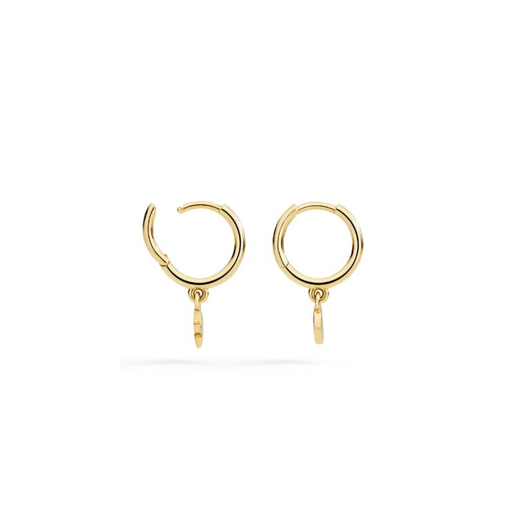 DoDo oorringen in geel goud 9 kt