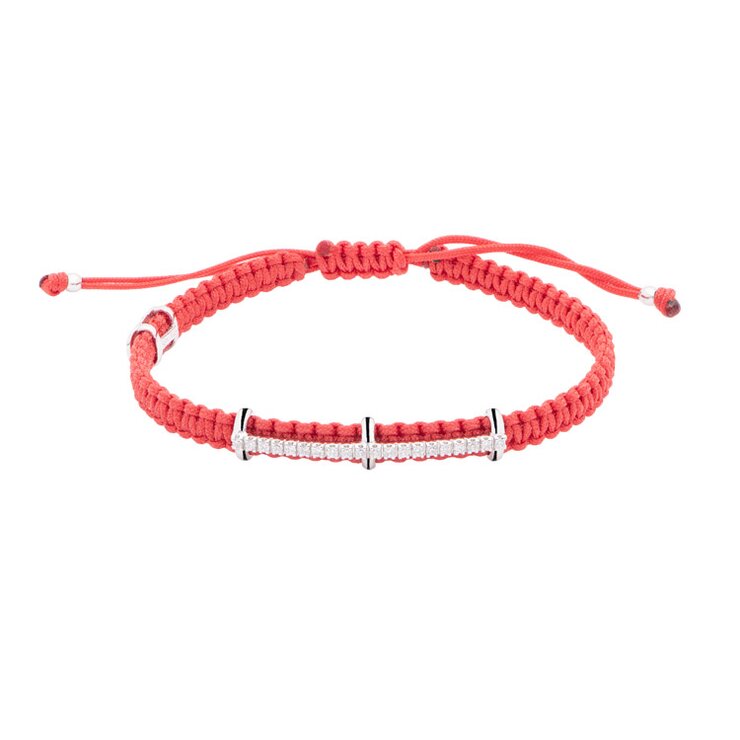 Concordia armband in wit goud 18kt met briljant van 0,20 karaat