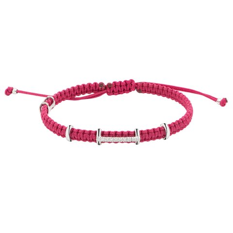 Concordia armband in wit goud 18kt met briljant van 0,10 karaat