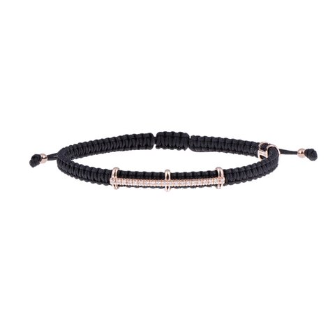 Concordia armband in rosé goud 18kt met briljant van 0,20 karaat