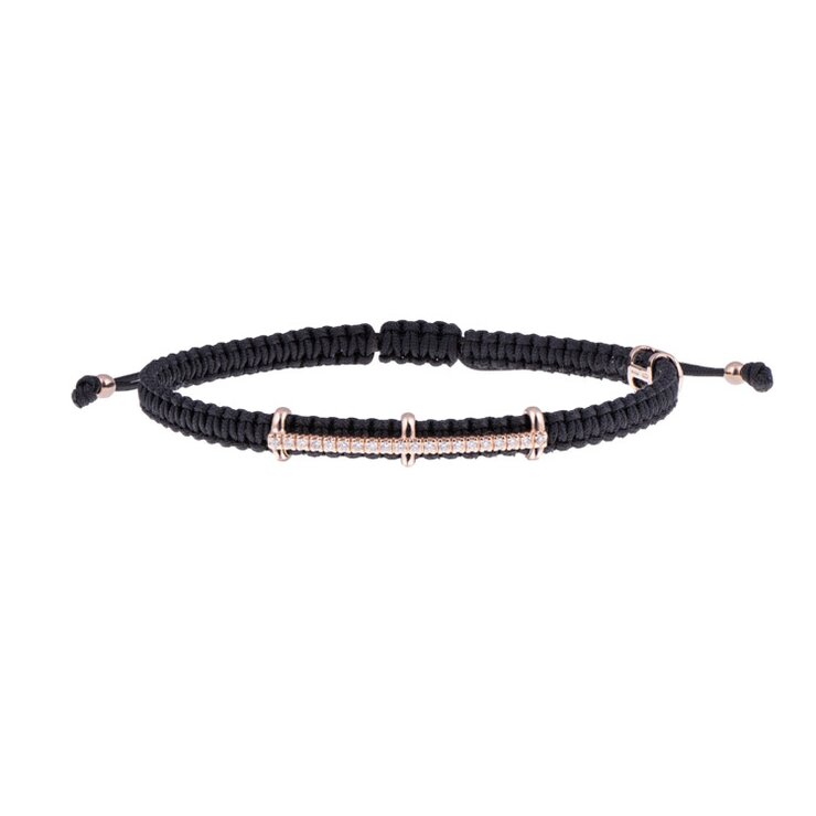 Concordia armband in rosé goud 18kt met briljant van 0,20 karaat