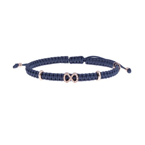 Concordia armband in rosé goud 18kt met briljant van 0,07 karaat