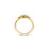 The Exclusive Collection verlovingsring in geel goud 18kt met briljant (ronde diamant) van 0,30 karaat als hoofdsteen omringd door briljanten van 0,13 karaat - thumb