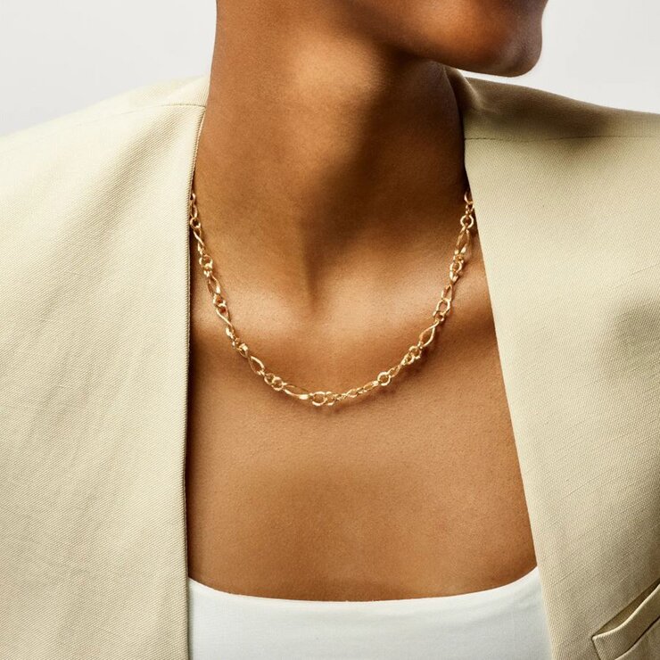 Ole Lynggaard ketting in geel en rosé goud 18kt