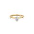 The Exclusive Collection verlovingsring in geel goud 18kt met ovalen diamant van 0,75 karaat - thumb