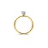 The Exclusive Collection verlovingsring in geel goud 18kt met ovalen diamant van 0,75 karaat - thumb