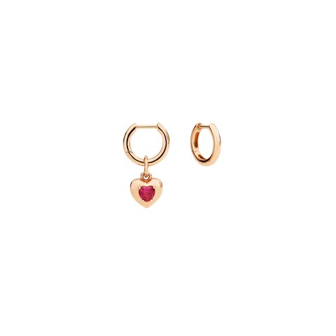 boucles d'oreilles DoDo en or rose 9 ct