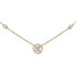 Messika ketting in geel goud 18kt met briljant van 0,20 karaat omringd door briljanten van 0,20 karaat - thumb