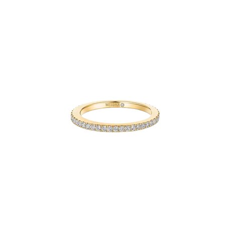 bague Messika en or jaune 18 ct avec brillant de 0.44 carat