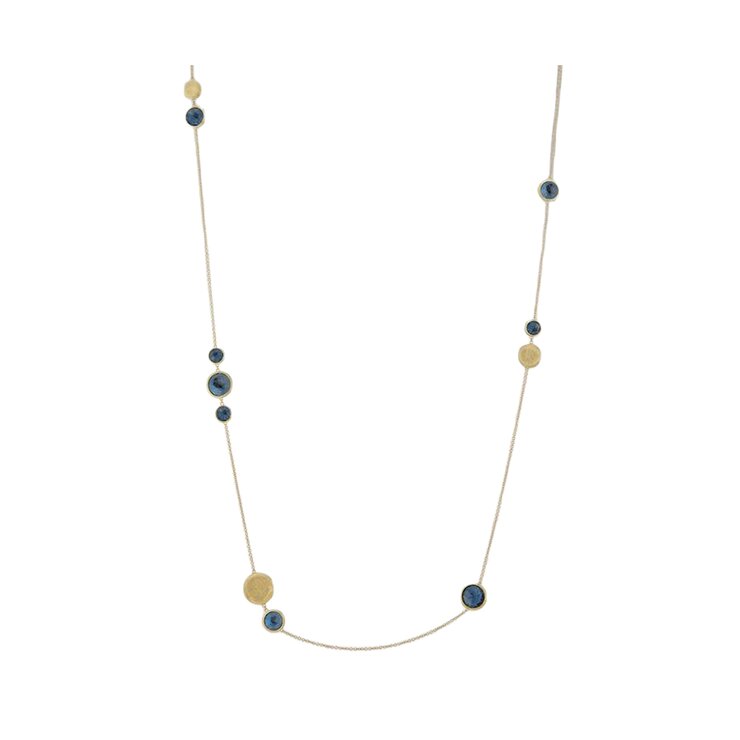 Marco Bicego ketting in geel goud 18kt met topaas london