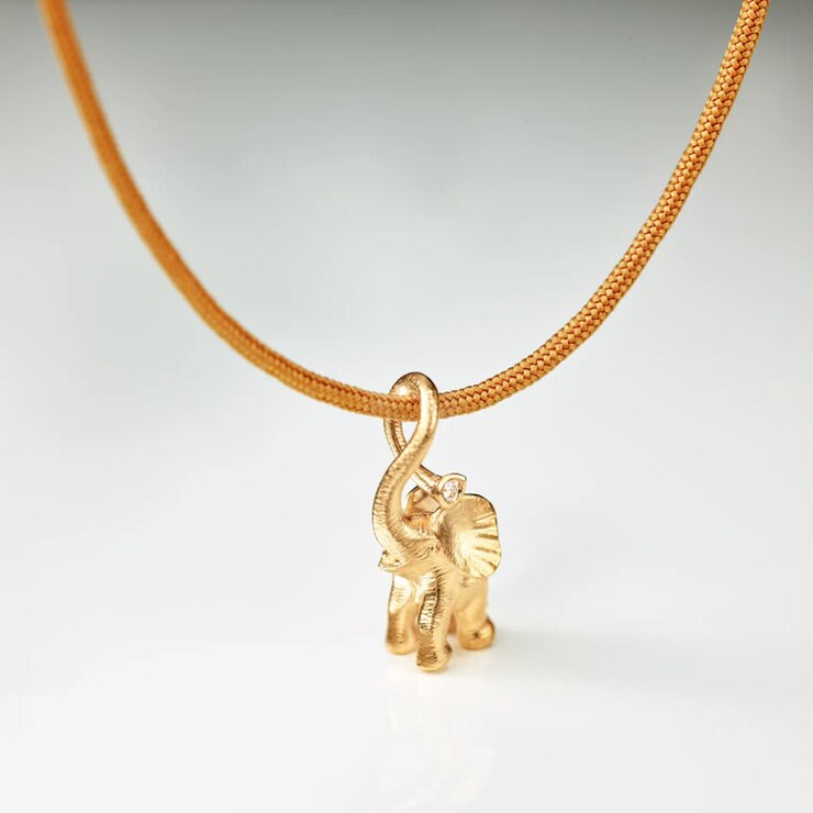 Ole Lynggaard armband in geel goud 18kt met briljant van 0,01 karaat