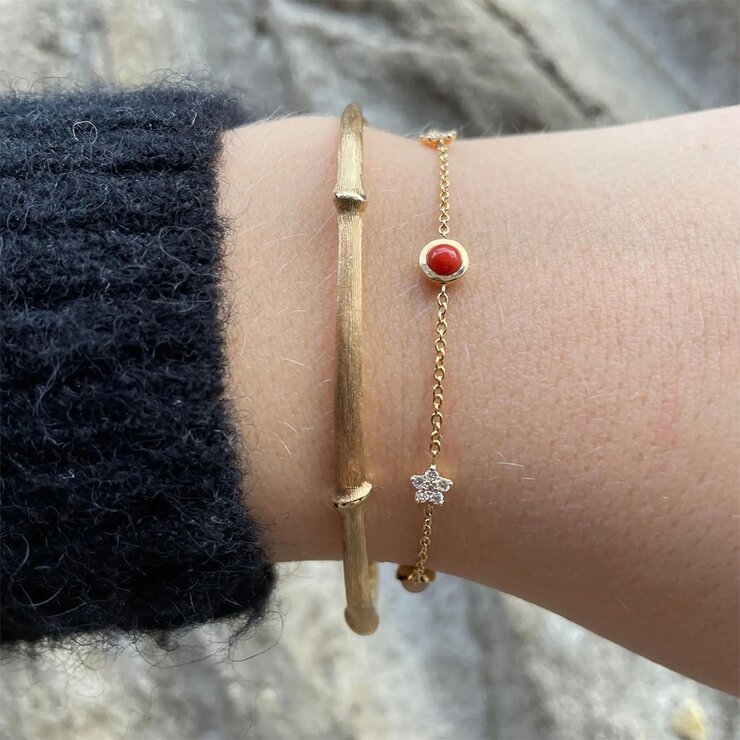 Ole Lynggaard armband in geel goud 18kt