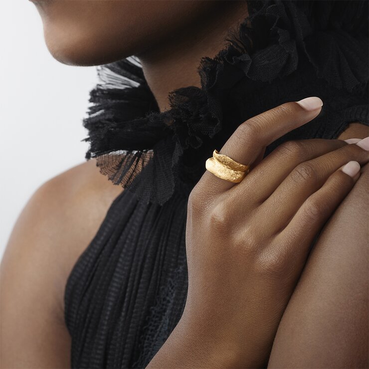 bague Ole Lynggaard en or jaune 18 ct