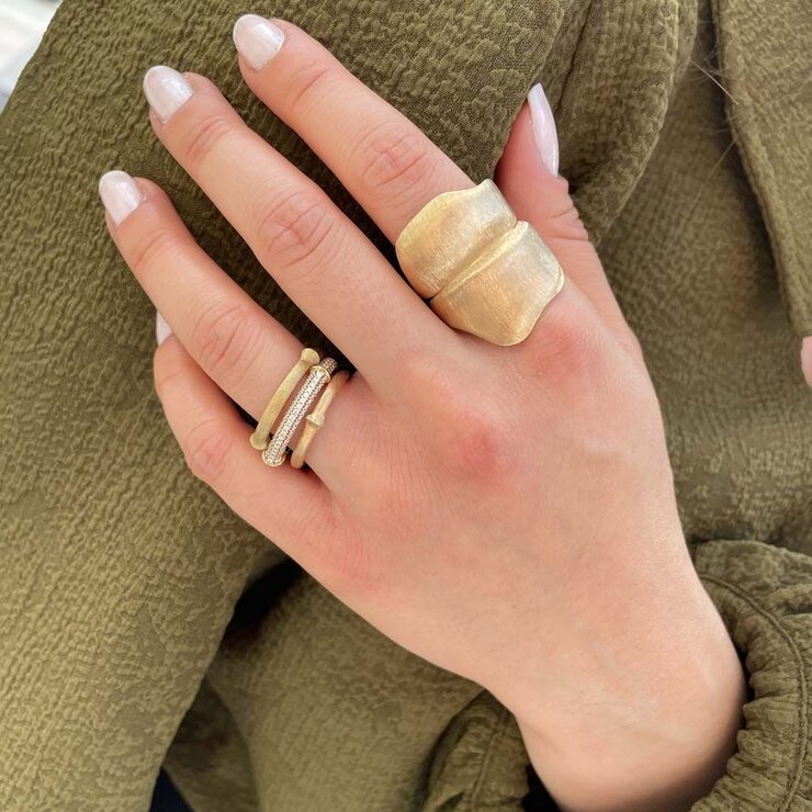 bague Ole Lynggaard en or rose 18 ct