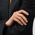Ole Lynggaard ring in geel goud 18kt met briljant van 0,14 karaat en parel wit - thumb