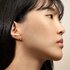 boucles d'oreilles Ole Lynggaard en or jaune 18 ct avec brillant de 0.06 carat - thumb