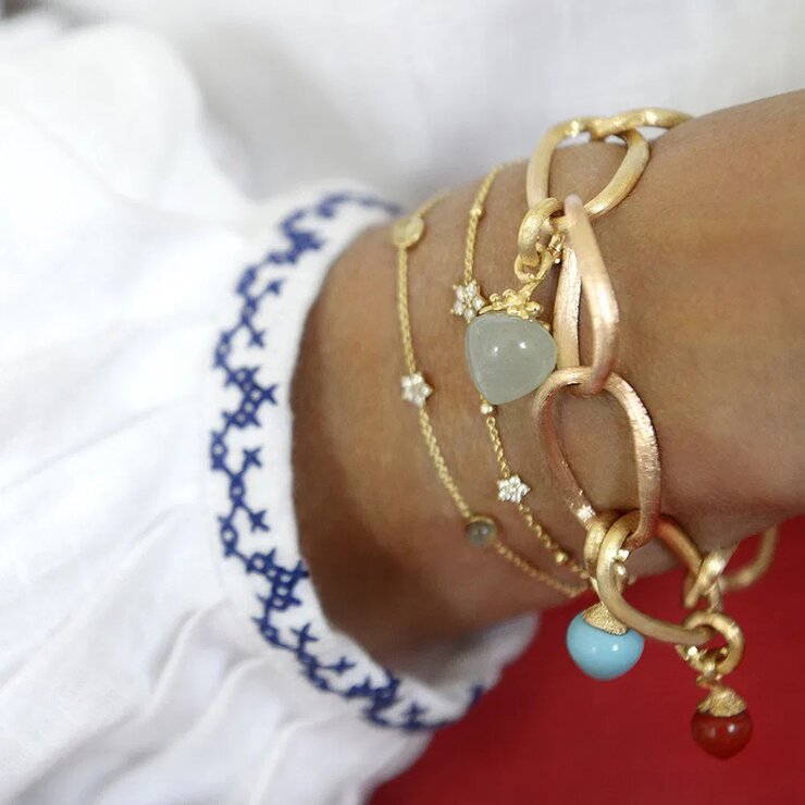 Ole Lynggaard armband in geel goud 18kt