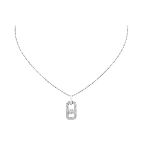 Messika ketting in wit goud 18kt met briljant van 0,55 karaat
