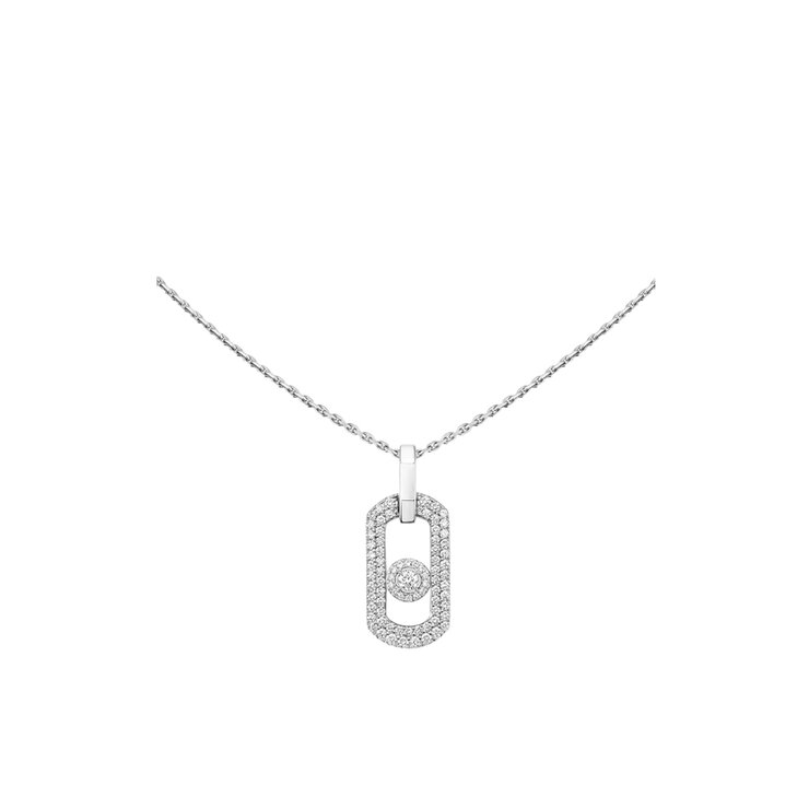 Messika ketting in wit goud 18kt met briljant van 0,55 karaat