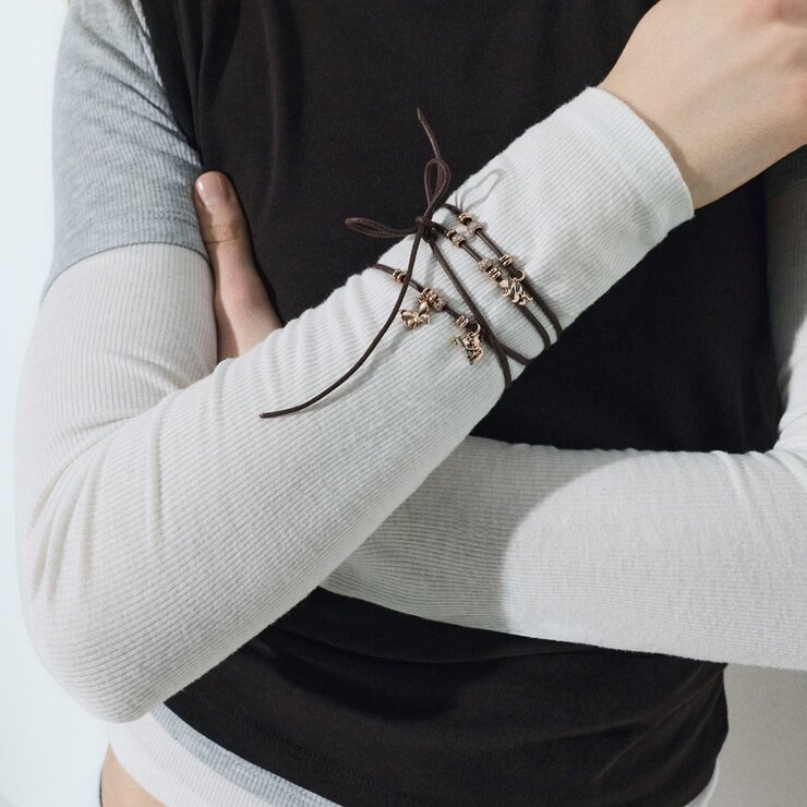 DoDo hanger in rosé goud 9kt met tsavoriet