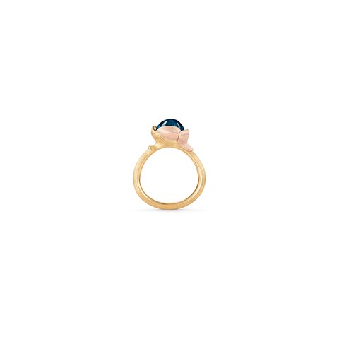 Ole Lynggaard ring in geel goud 18kt met topaas london