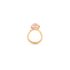Ole Lynggaard ring in geel goud 18kt met quartz rose - thumb