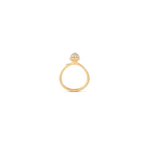 Ole Lynggaard ring in geel goud 18kt met briljant van 0,19 karaat