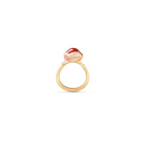 Ole Lynggaard ring in geel goud 18kt met carnelian