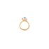 Ole Lynggaard ring in geel goud 18kt met topaas blauw - thumb