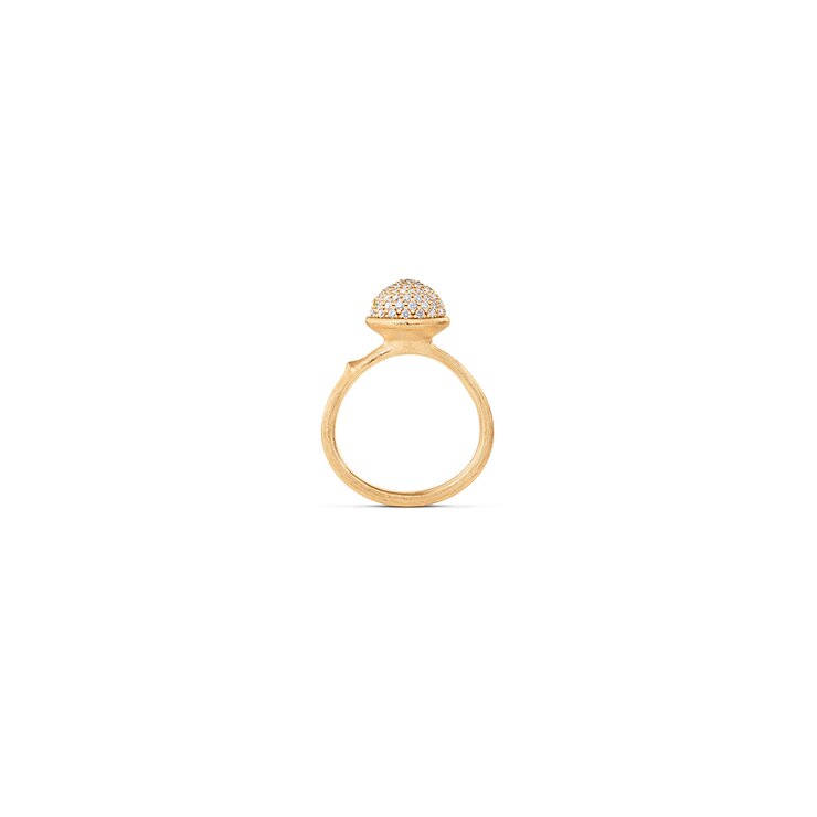bague Ole Lynggaard en or jaune 18 ct avec brillant de 0.40 carat