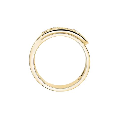 bague Messika en or jaune 18 ct avec brillant de 0.12 carat