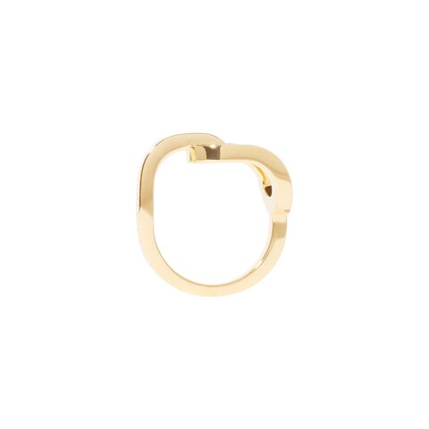 bague dinh van en or jaune 18 ct avec brillant de 0.34 carat