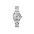 montre Tissot avec un boîtier en acier, un cadran argent avec brilliant et un diamètre de 29 mm - thumb