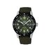 Seiko horloge met een kast in staal, met een wijzerplaat in het groen en een diameter van 41 mm - thumb