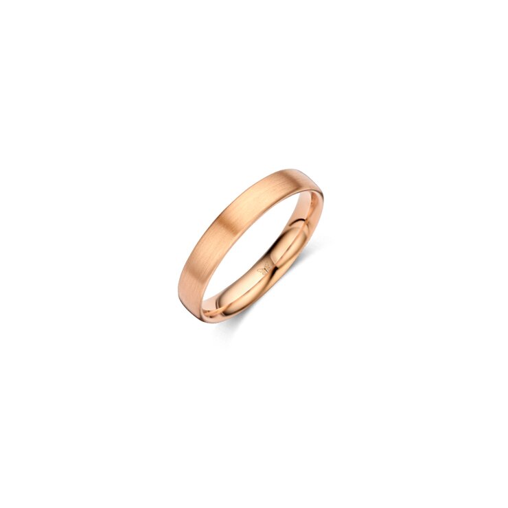The Exclusive Collection trouwring in rosé goud 18kt