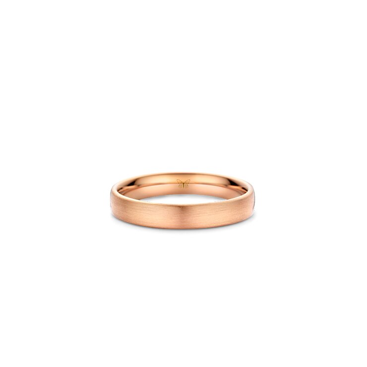 The Exclusive Collection trouwring in rosé goud 18kt