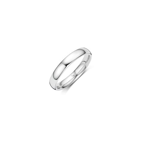 The Exclusive Collection trouwring in wit goud 18kt