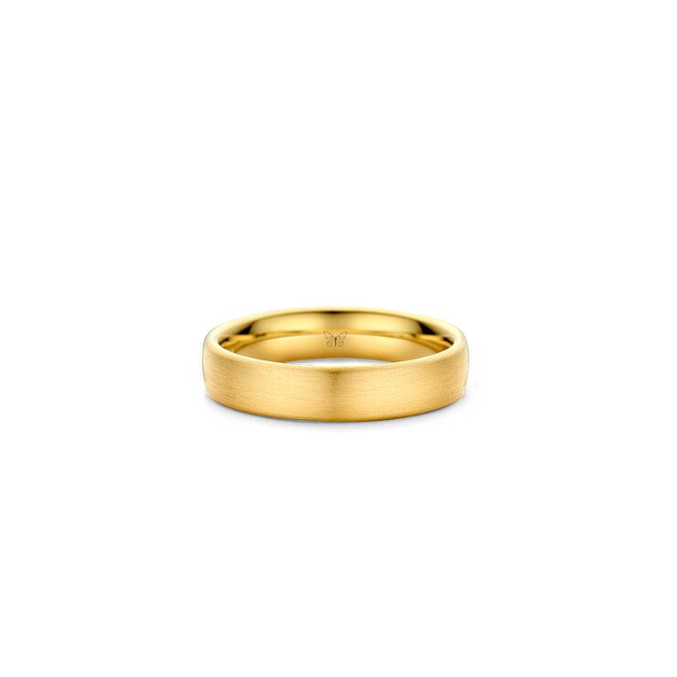 The Exclusive Collection trouwring in geel goud 18kt