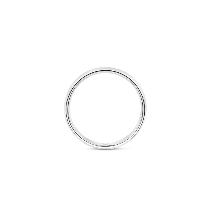 The Exclusive Collection trouwring in wit goud 18kt