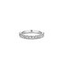 The Exclusive Collection trouwring in wit goud 18kt met briljant van 0,75 karaat - thumb