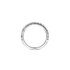 The Exclusive Collection trouwring in wit goud 18kt met briljant van 0,75 karaat - thumb