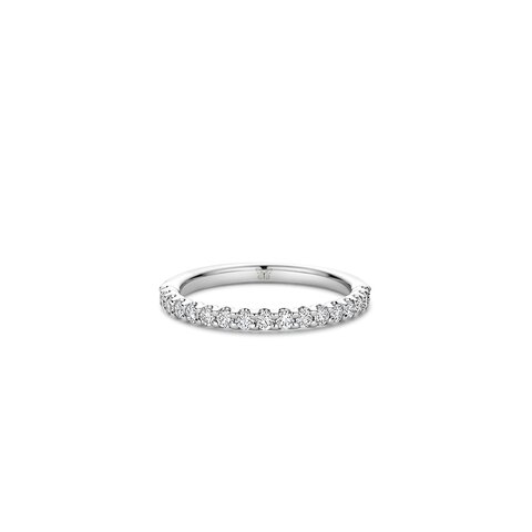 The Exclusive Collection en or blanc 18 ct avec brillant de 0.42 carat