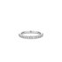 The Exclusive Collection trouwring in wit goud 18kt met briljant van 0,42 karaat - thumb