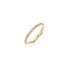 The Exclusive Collection trouwring in geel goud 18kt met briljant van 0,20 karaat - thumb