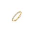 The Exclusive Collection trouwring in geel goud 18kt met briljant van 0.33 karaat - thumb
