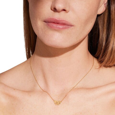 dinh van ketting in geel goud 18kt