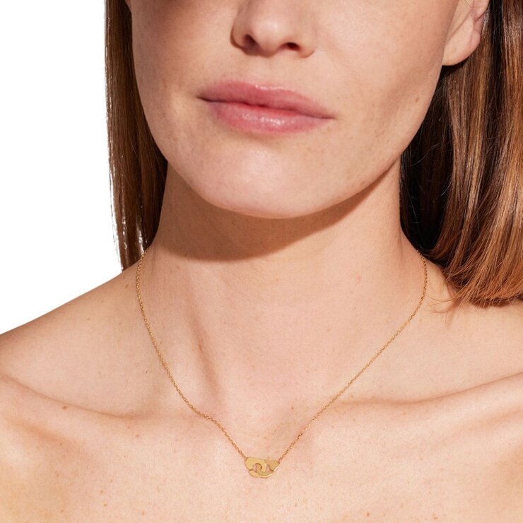 dinh van ketting in geel goud 18kt