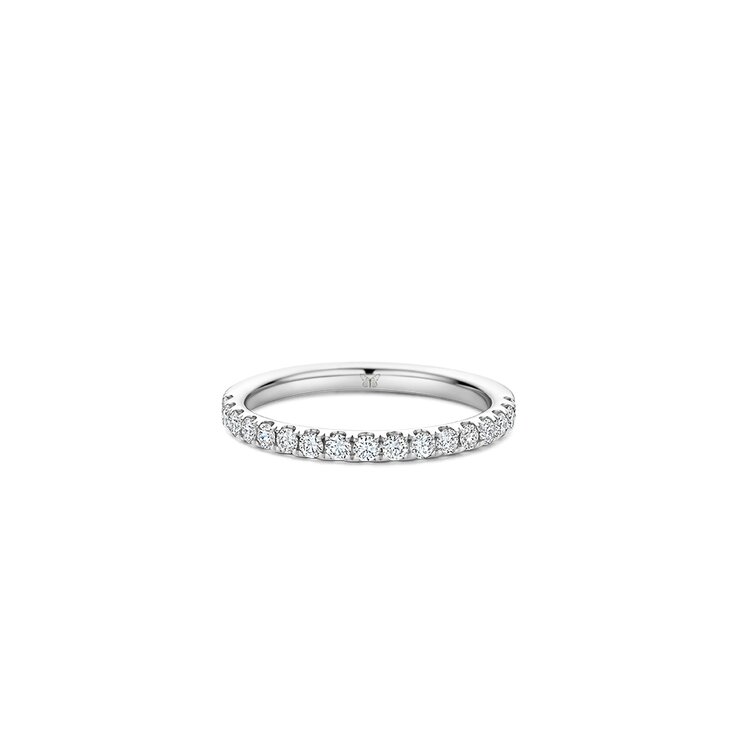 The Exclusive Collection en or blanc 18 ct avec brillant de 0.42 carat